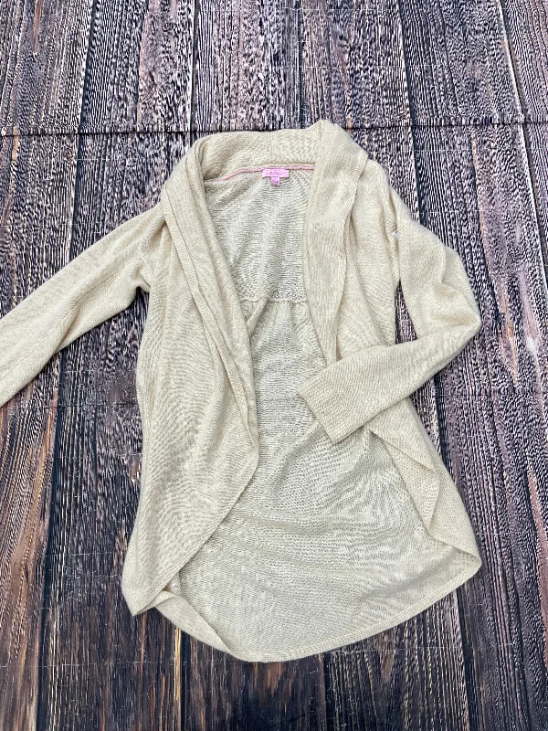 Sweater Cardigan By Lilly Pulitzer In Tan, Size: S