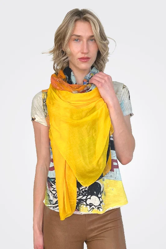 Shawl - Pop Art Yellow