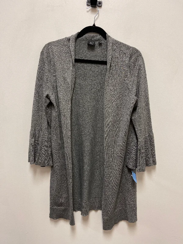 Cardigan By Cyrus Knits In Grey, Size: S