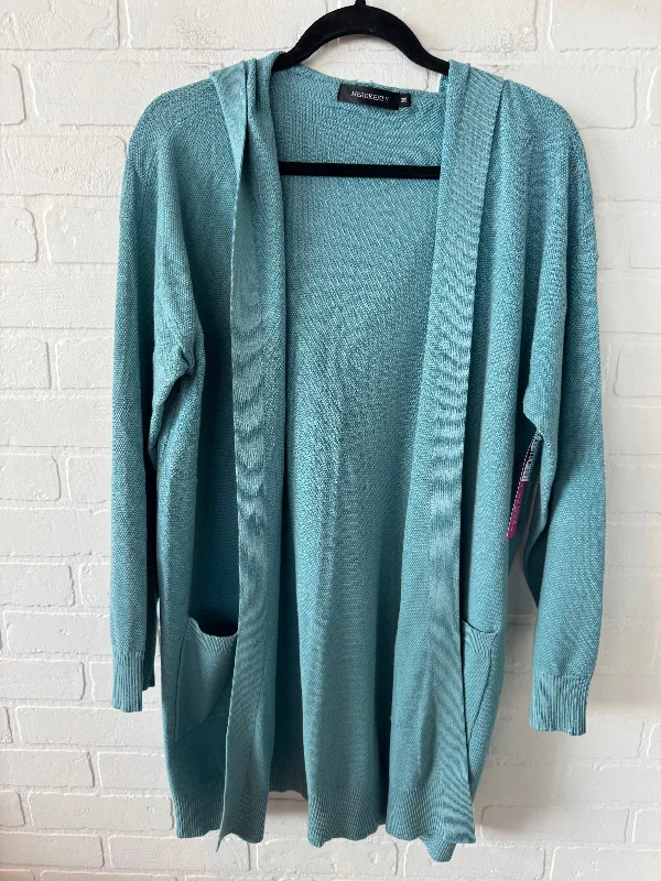 Sweater Cardigan By Merokeety In Blue, Size: M