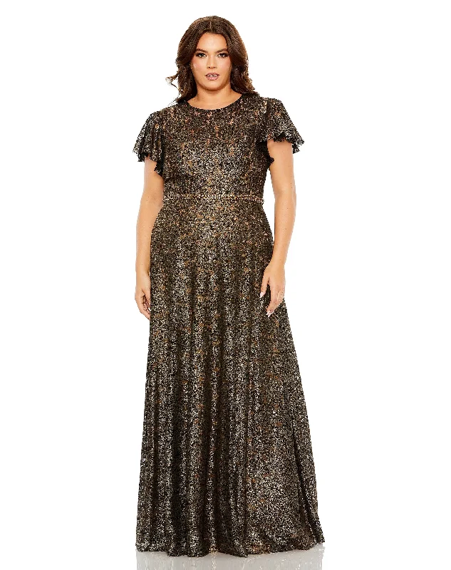 Mac Duggal 49496 Long Plus Size Formal Beaded Dress