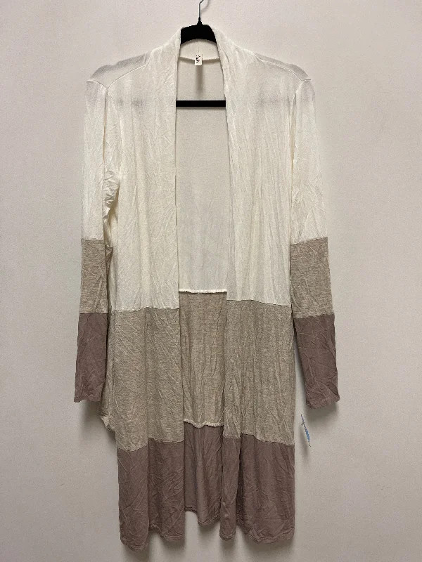 Cardigan By Clothes Mentor In Cream, Size: Osfm