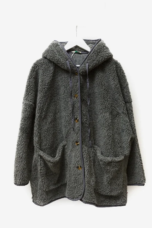 Penny Oversized Teddy Grey