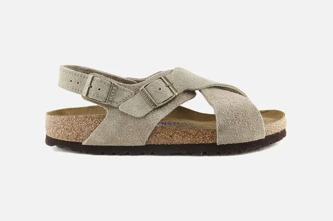 Birkenstock Tulum SFB Suede (Regular) - Taupe