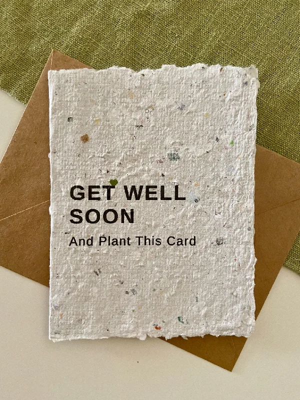 Get Well Soon Plantable Card