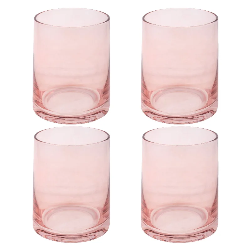 Mid Century DOF Glass - Blush