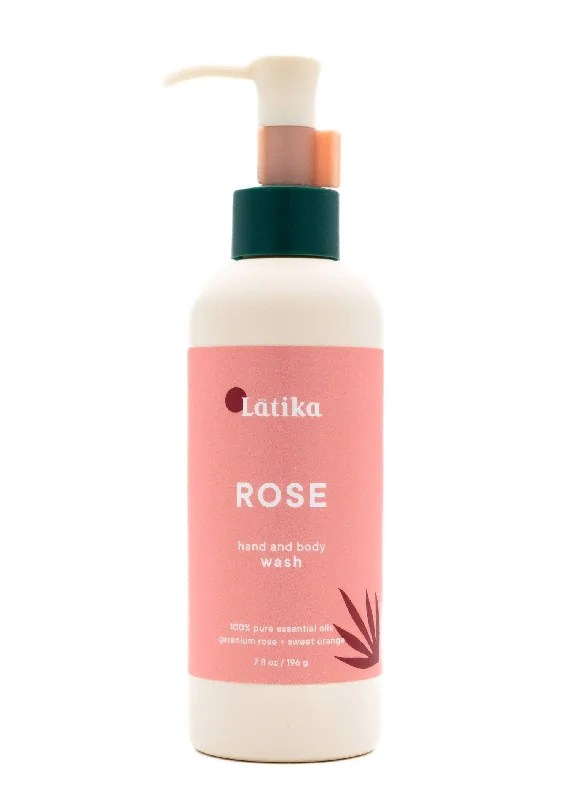 Rose Organic Essential Oils Hand and Body Wash