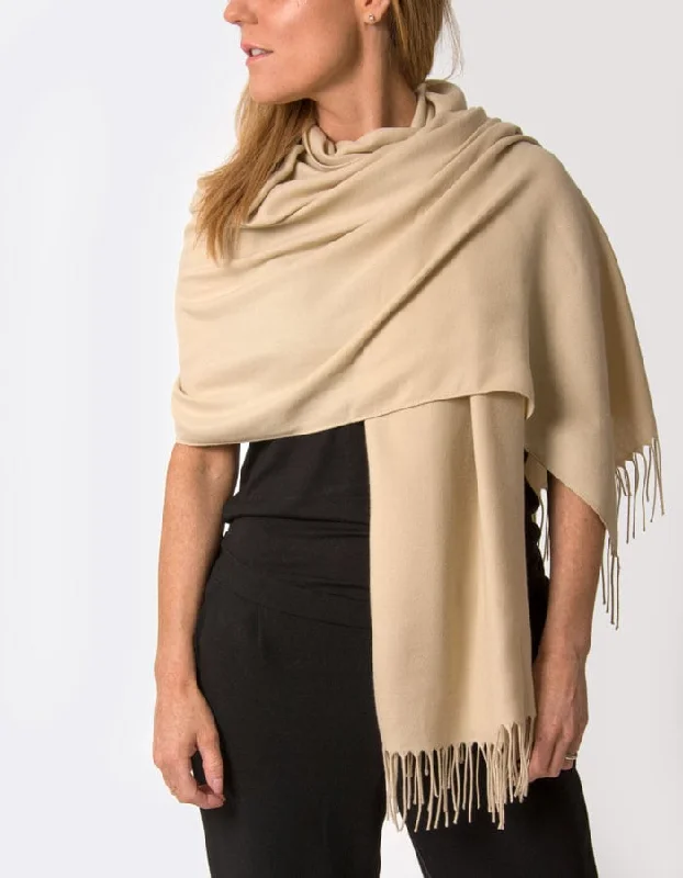 Biscuit Brown Pashmina