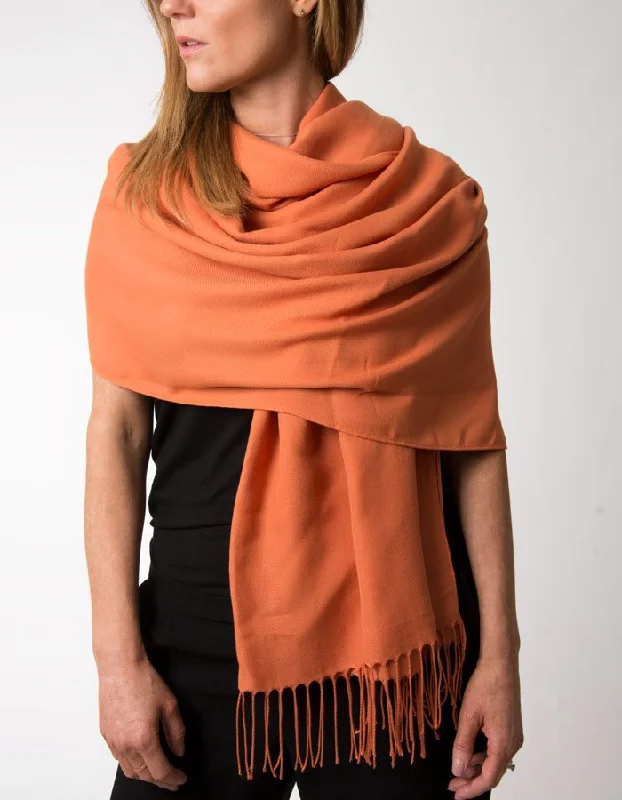 Pumpkin Orange Pashmina