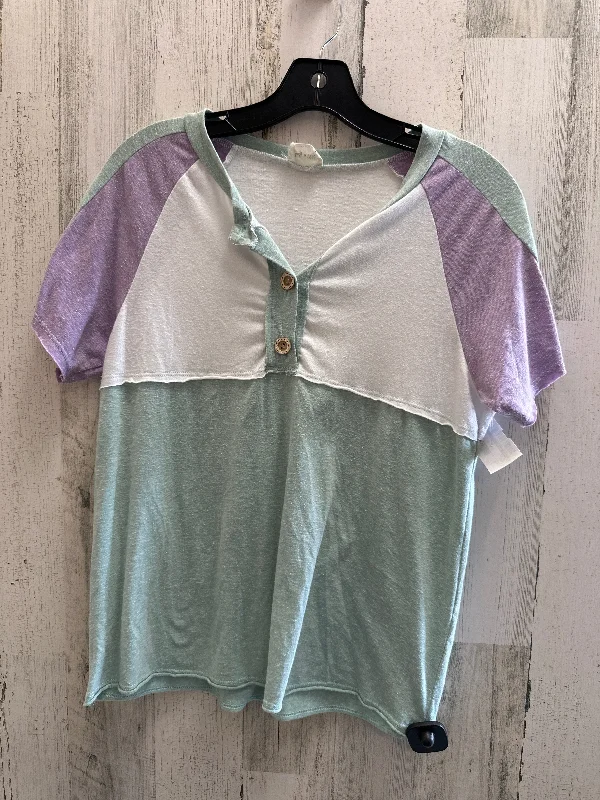 Green Top Short Sleeve Lovely Melody, Size S