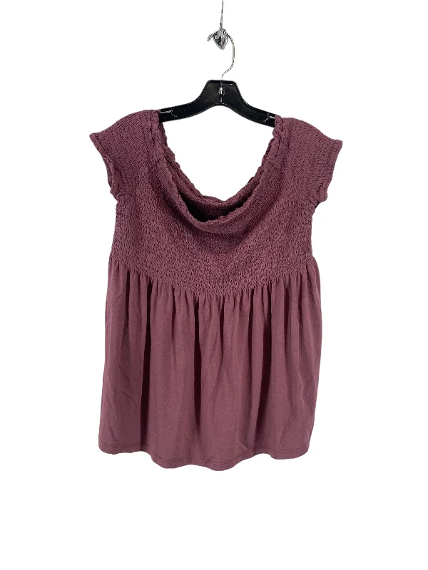 Purple Top Short Sleeve Old Navy, Size Xl