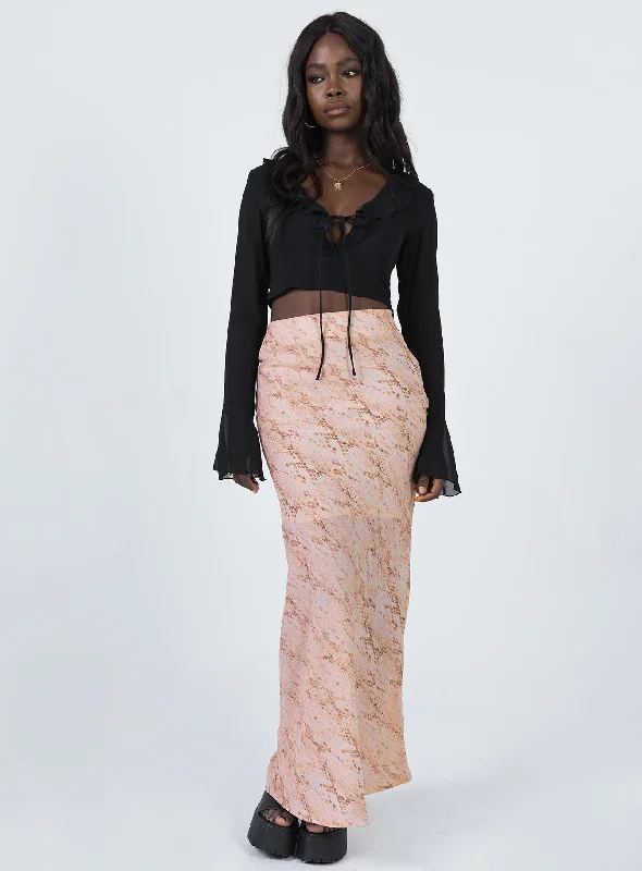 Rayna Maxi Skirt Snake