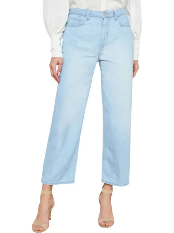 June Cropped Stovepipe Jeans In Dakota