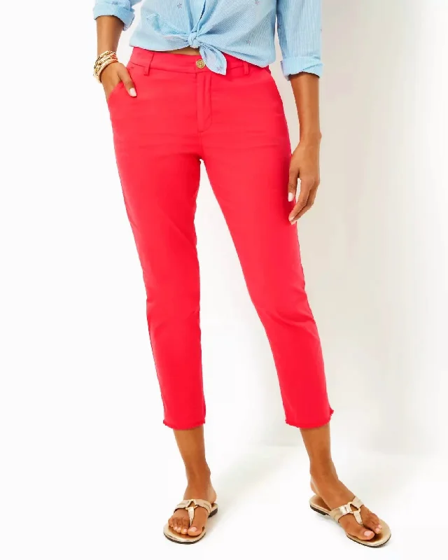 Montoya Chino Pants In Mizner Red