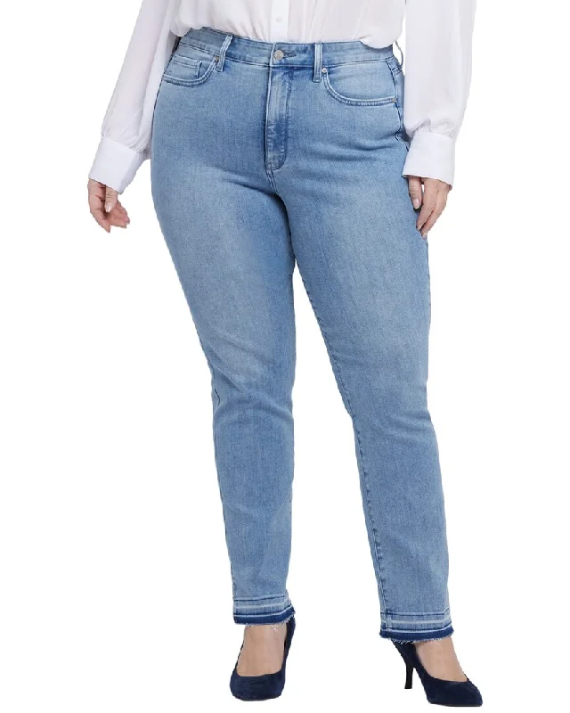 NYDJ Plus Marilyn Big Skies Straight Leg Jean