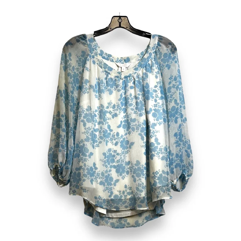 Top Long Sleeve By Lc Lauren Conrad In Blue, Size: M