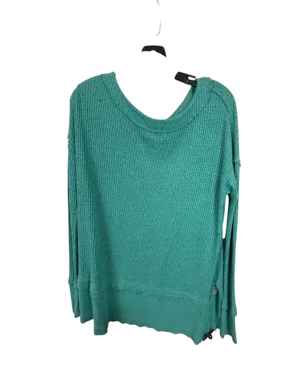 Tunic Long Sleeve By We The Free In Green, Size: Xs