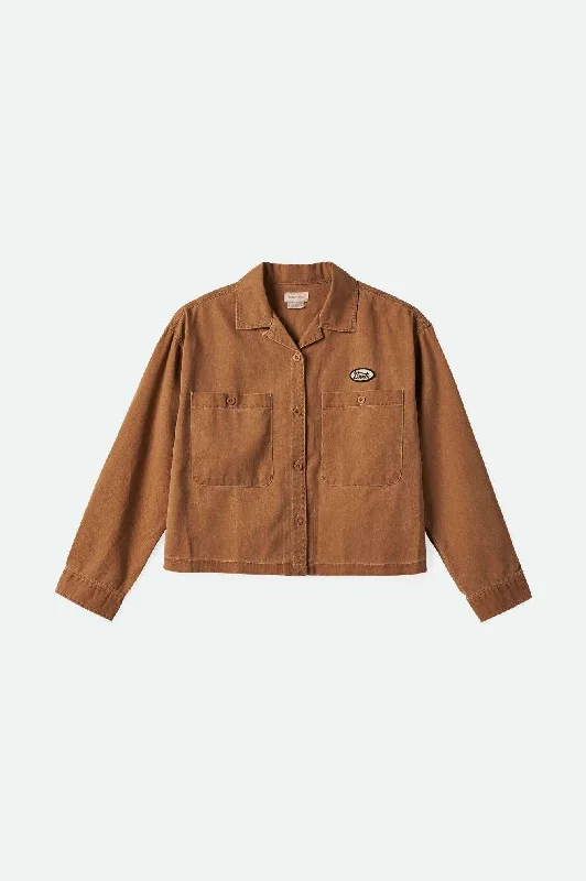 Utopia L/S Overshirt - Washed Copper